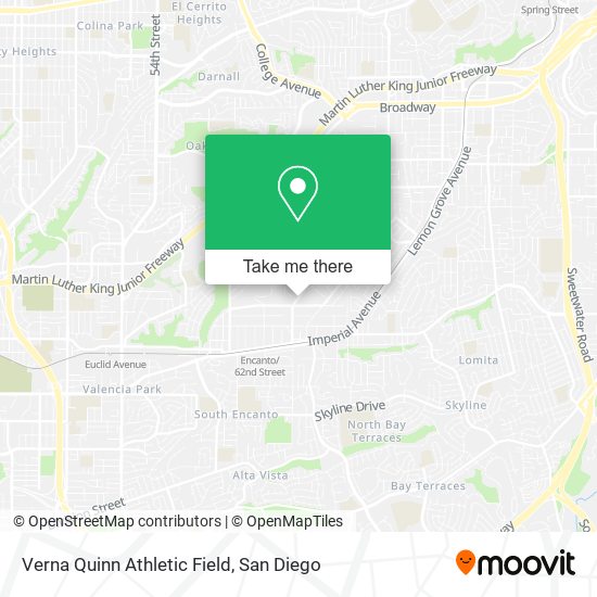 Verna Quinn Athletic Field map
