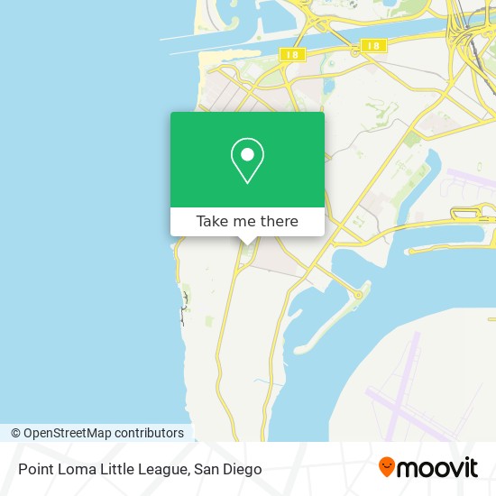 Mapa de Point Loma Little League