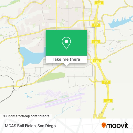 MCAS Ball Fields map