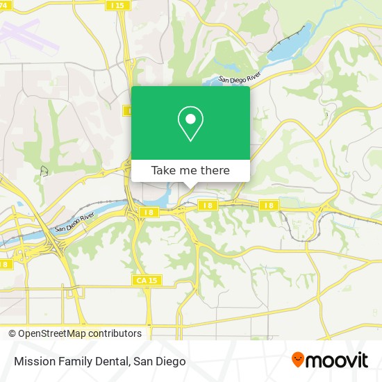 Mapa de Mission Family Dental