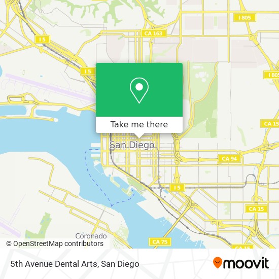 Mapa de 5th Avenue Dental Arts