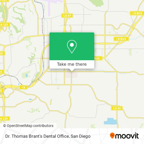 Mapa de Dr. Thomas Brant's Dental Office