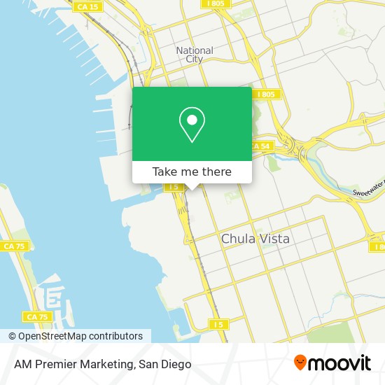 Mapa de AM Premier Marketing