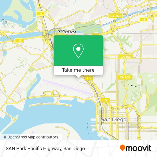 SAN Park Pacific Highway map