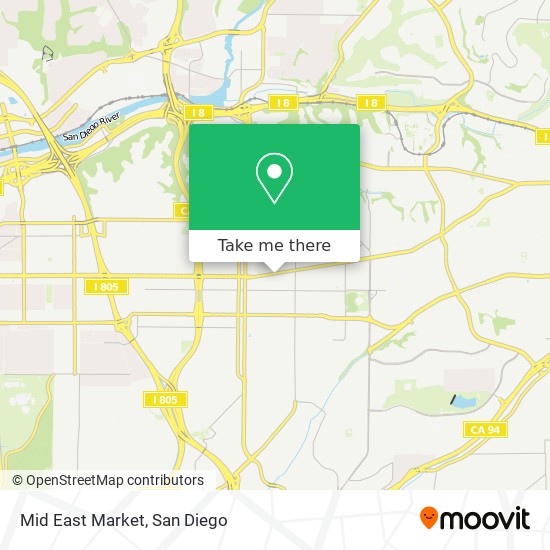 Mapa de Mid East Market