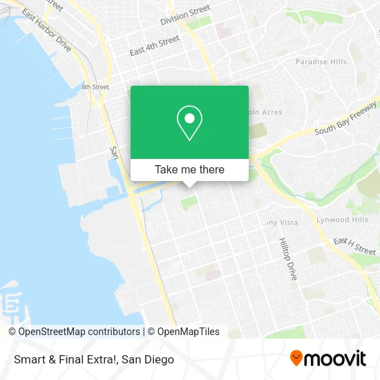 Smart & Final Extra! map