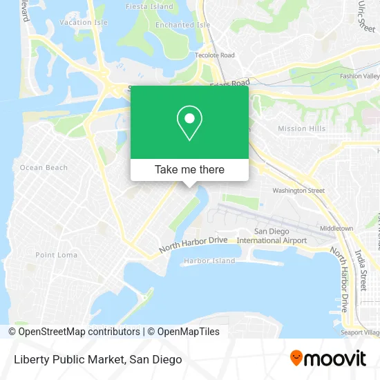 Liberty Public Market map