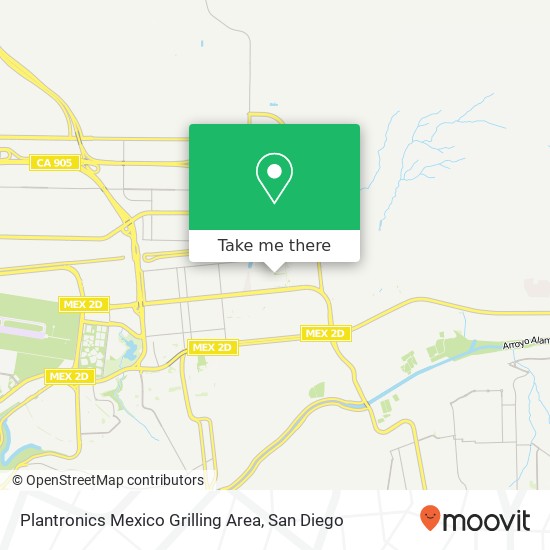 Plantronics Mexico Grilling Area map
