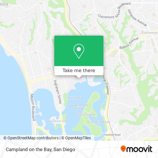 Campland on the Bay map