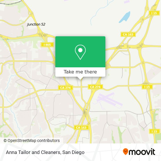 Anna Tailor and Cleaners map