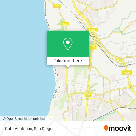 Cafe Ventanas map