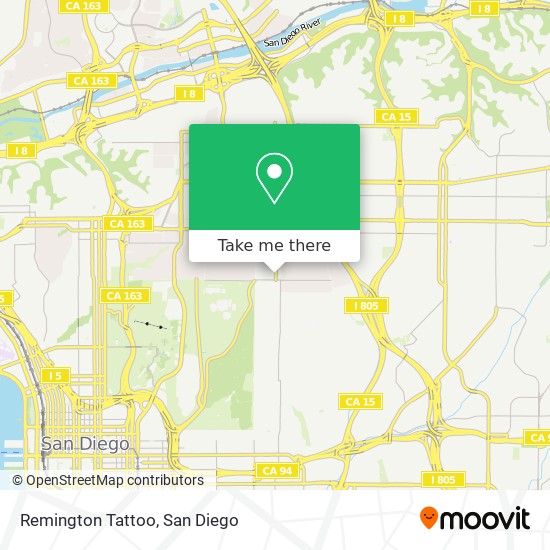 Remington Tattoo map