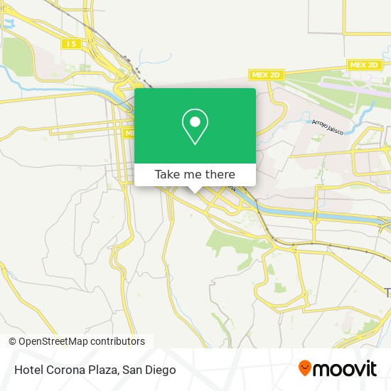 Mapa de Hotel Corona Plaza