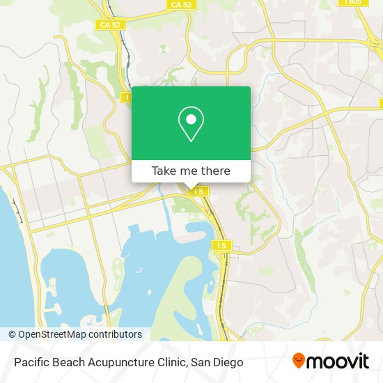 Pacific Beach Acupuncture Clinic map