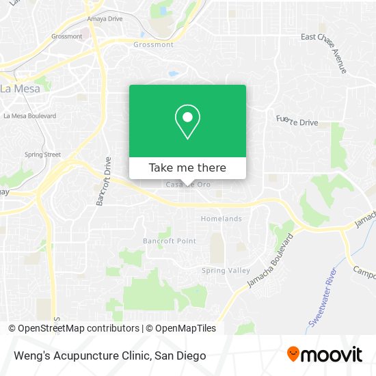 Weng's Acupuncture Clinic map