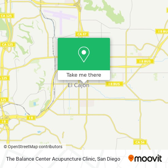 The Balance Center Acupuncture Clinic map