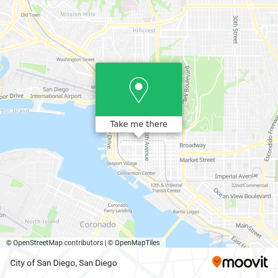 Mapa de City of San Diego