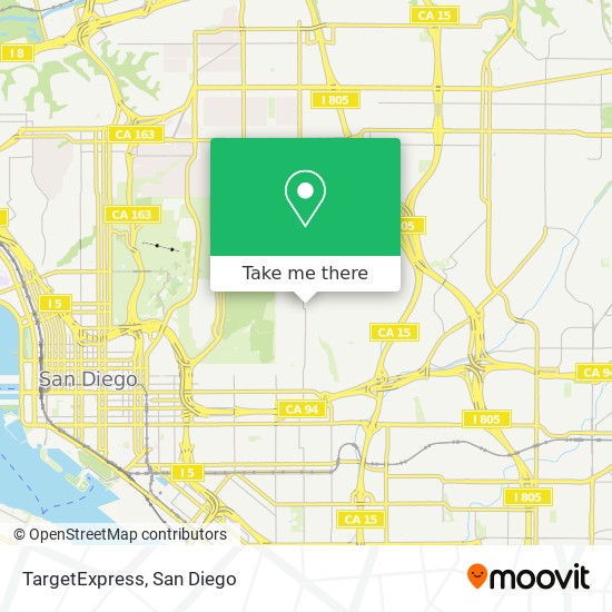 TargetExpress map