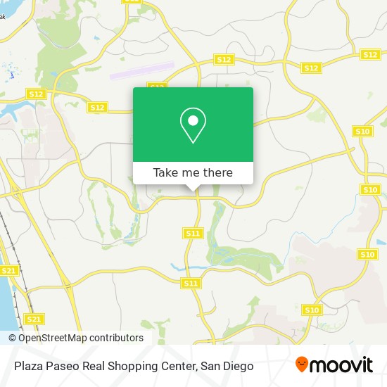 Plaza Paseo Real Shopping Center map