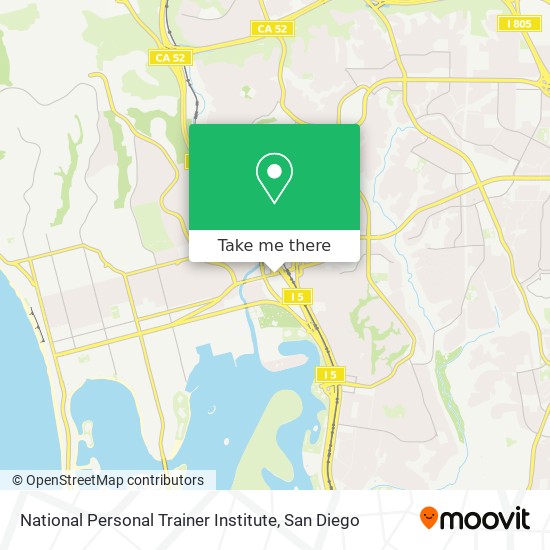 Mapa de National Personal Trainer Institute