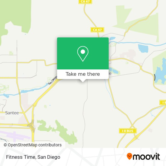 Fitness Time map