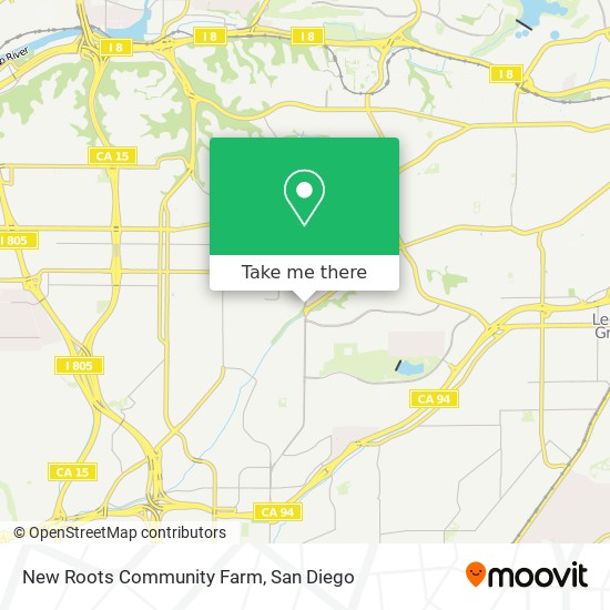 New Roots Community Farm map