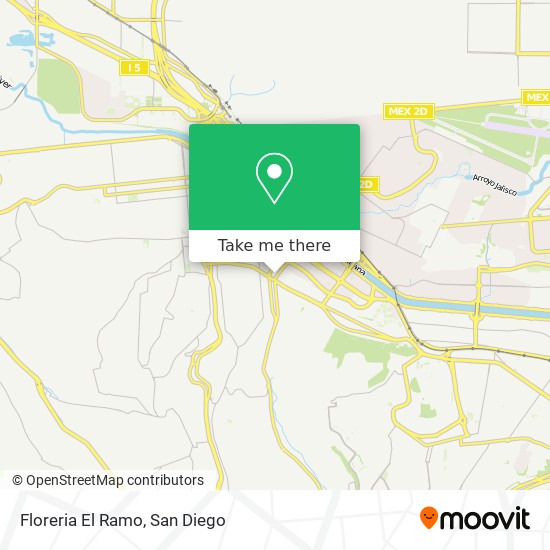 Mapa de Floreria El Ramo