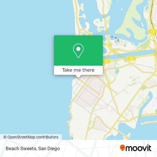 Beach Sweets map