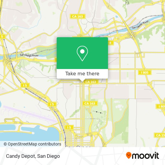 Candy Depot map