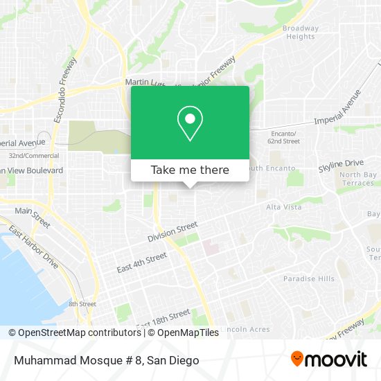 Muhammad Mosque # 8 map