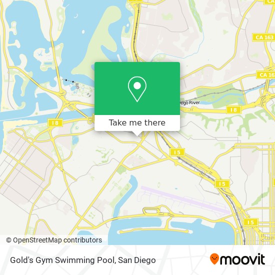 Gold's Gym Swimming Pool map