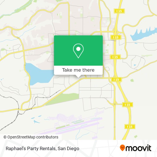 Mapa de Raphael's Party Rentals