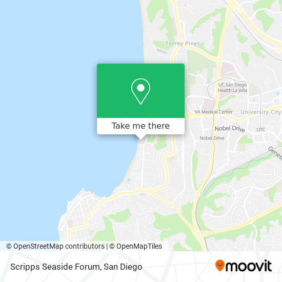 Scripps Seaside Forum map