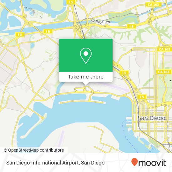 Mapa de San Diego International Airport