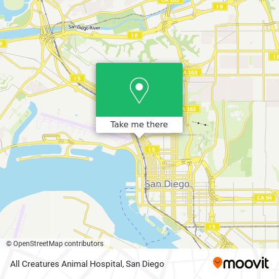 All Creatures Animal Hospital map