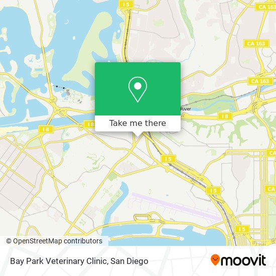 Mapa de Bay Park Veterinary Clinic