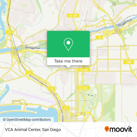 VCA Animal Center map