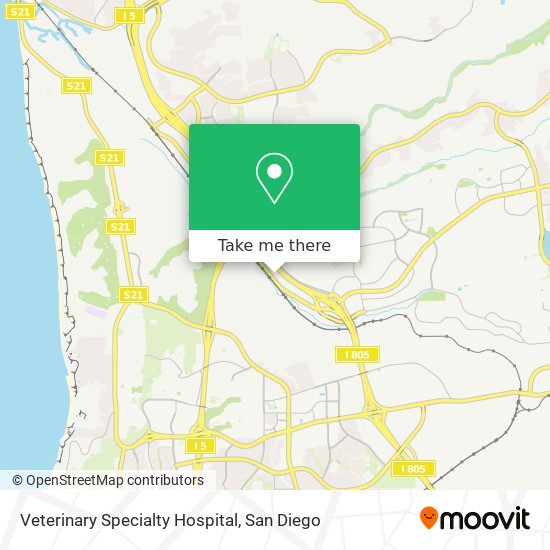 Mapa de Veterinary Specialty Hospital