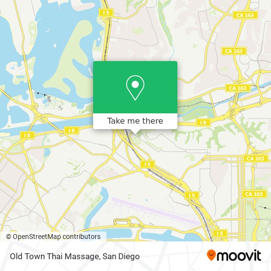 Old Town Thai Massage map