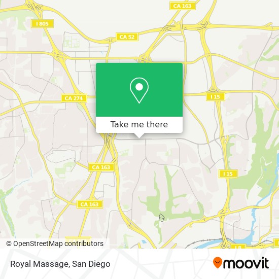 Royal Massage map