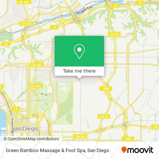 Green Bamboo Massage & Foot Spa map