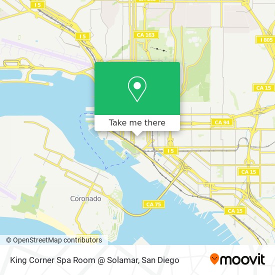 Mapa de King Corner Spa Room @ Solamar