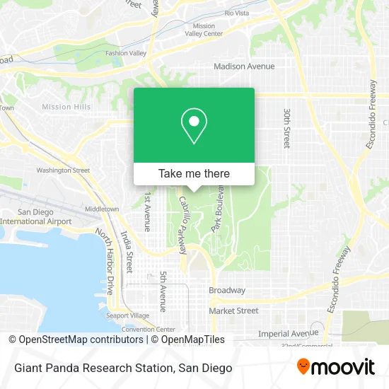 Giant Panda Research Station map