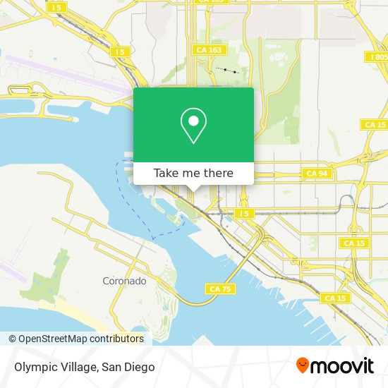 Olympic Village map