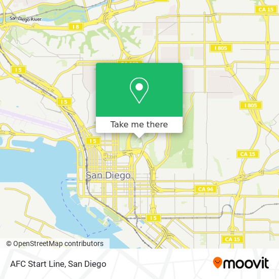 Mapa de AFC Start Line