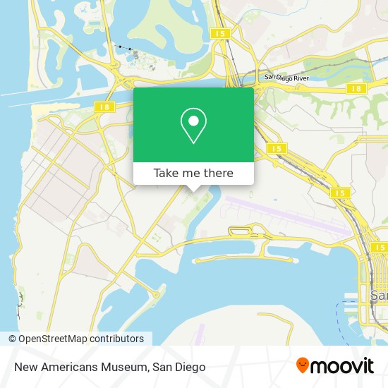 New Americans Museum map