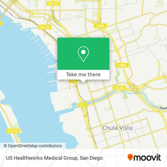 Mapa de US Healthworks Medical Group