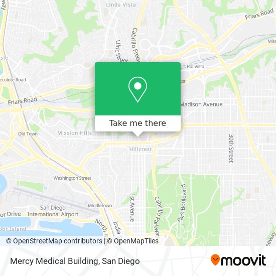 Mercy Medical Building map