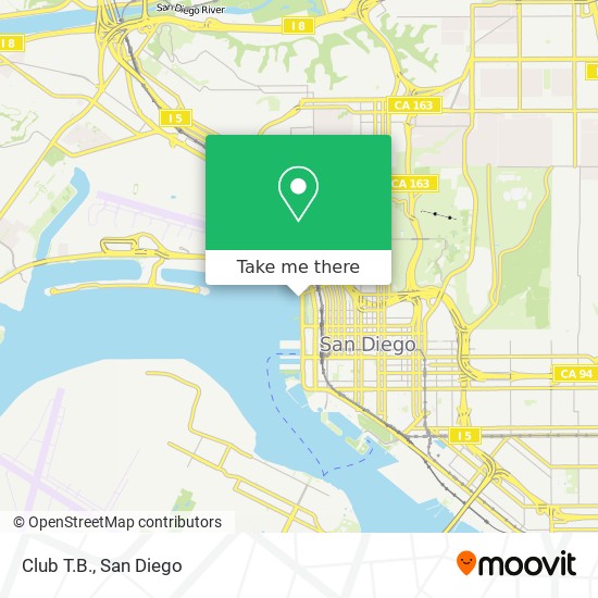 Club T.B. map