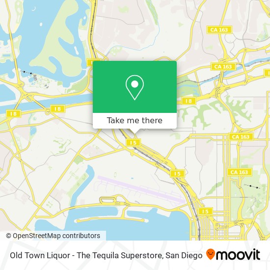 Old Town Liquor - The Tequila Superstore map